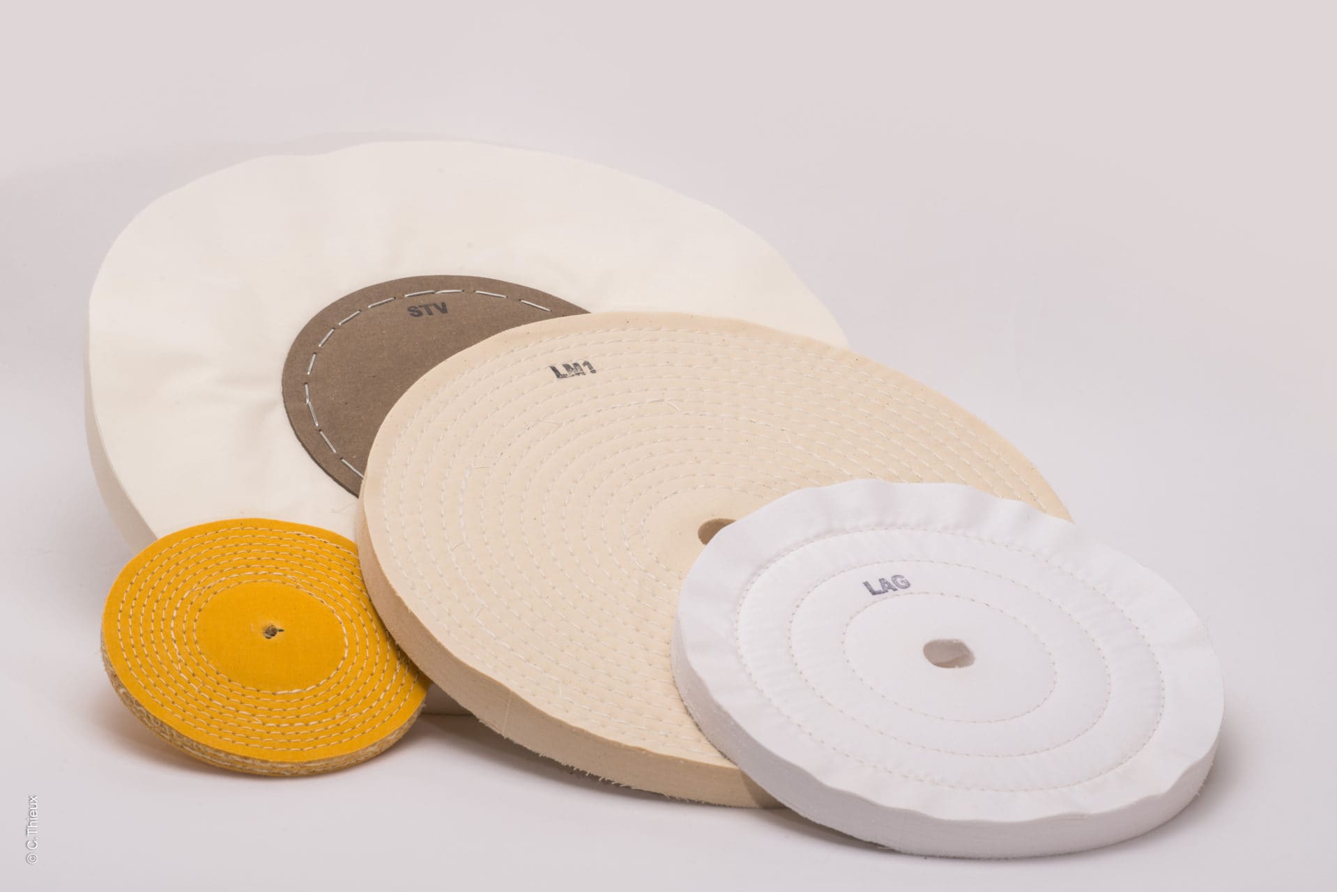 Custom sisal cotton polishing disc